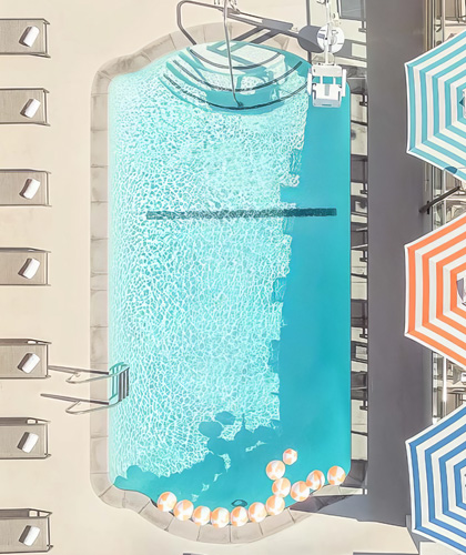 Aerial View of Pool