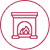 Fireplace icon